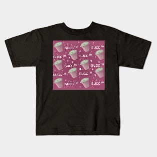 succ pattern - salty succulents!! Kids T-Shirt